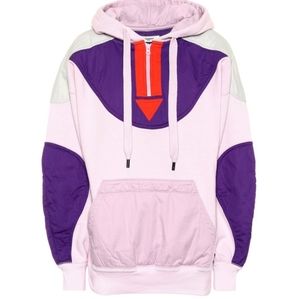 Isabel Marant Etoile Nansel paneled cotton-blanded and twill hoodi